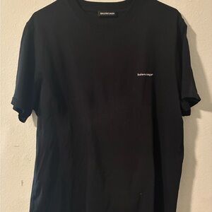 Balenciaga Minimalist Black Short Sleeve Tee